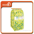 Bright Green Flower Clothes Cover Bag